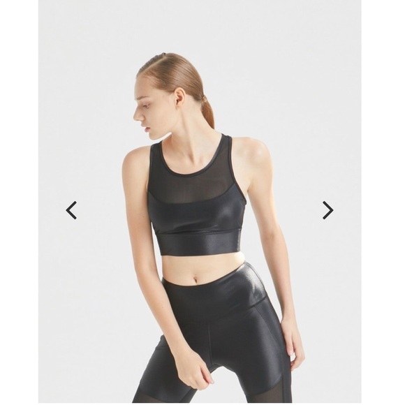 NYLORA Other - NYLORA**Black Shiny Sports Bra**$120 Sm.
